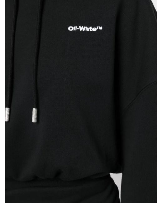 Off-White c/o Virgil Abloh Black For All Hooded Dress