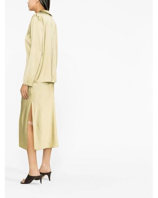 Jacquemus Yellow Logo-Plaque Blouse