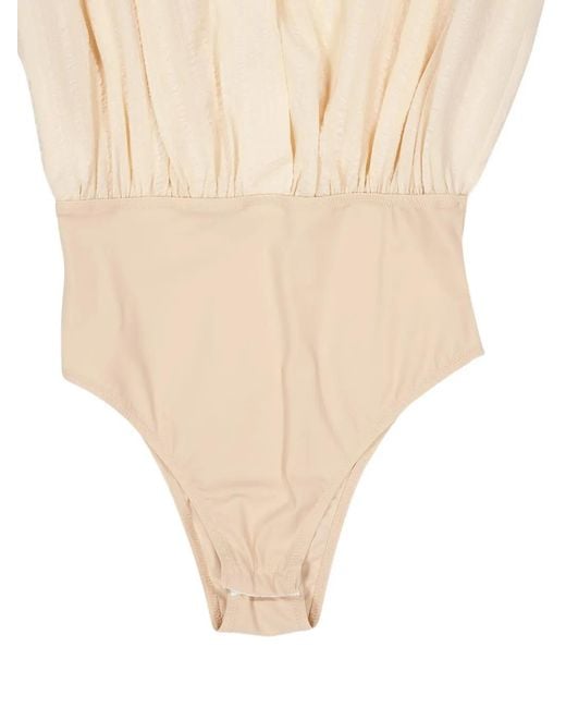 Zeus + Dione White Sleeveless Bodysuit