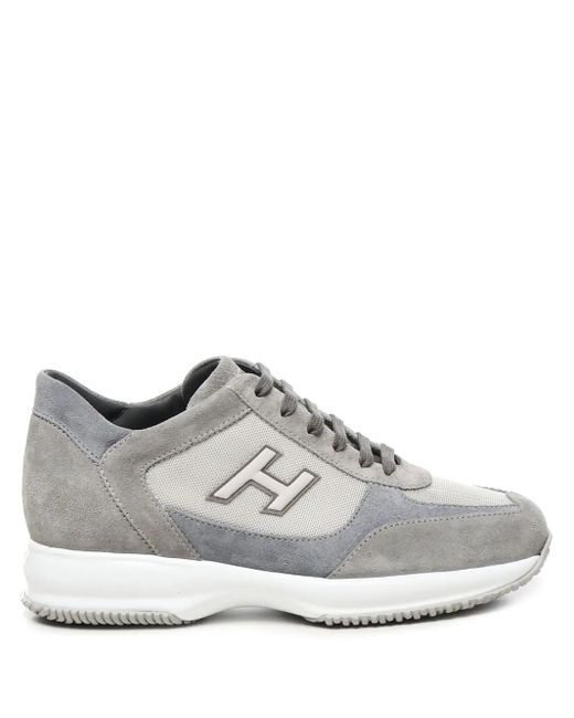 Hogan Gray Interactive Sneakers for men
