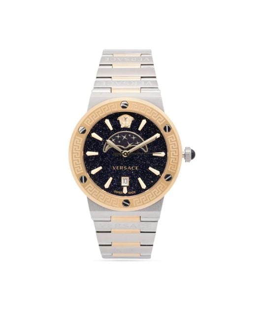 Versace Black Greca Moonphase 38Mm
