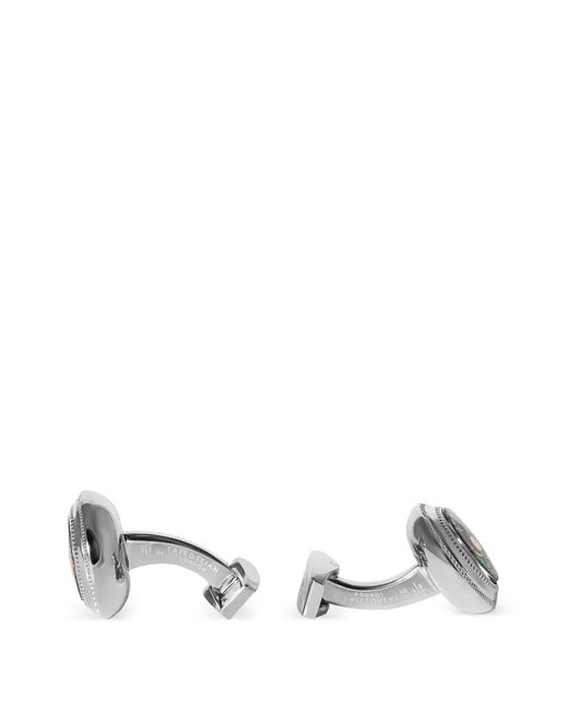 Tateossian Metallic Compass Cufflinks for men