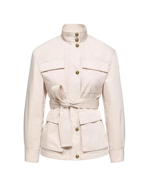 Moncler Natural Maitake Belted Jacket