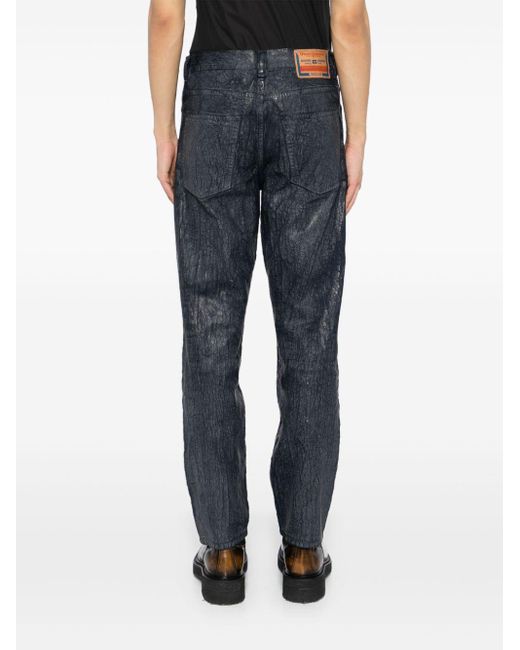 DIESEL Blue Regular-Lag Jeans for men