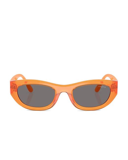 Vogue Eyewear Orange Rectangle-Frame Sunglasses