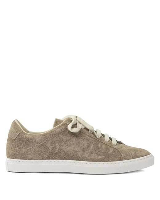 Common Projects Brown Achilles Suede Lace-Up Sneakers for men
