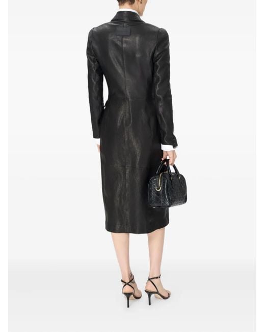MARINE SERRE Black Moonogram Coat