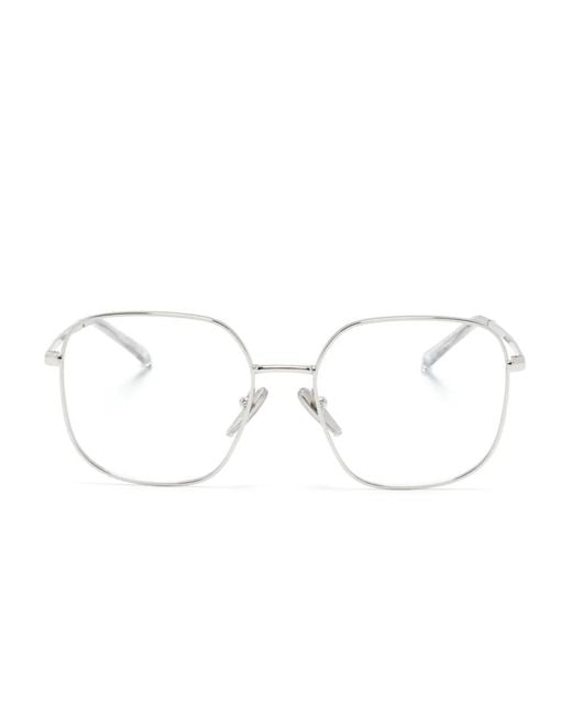Prada Natural Brille Mit Eckigem Gestell