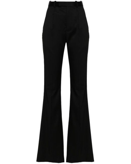 Pantaloni a zampa ray neri in cotone di Vivienne Westwood in Black