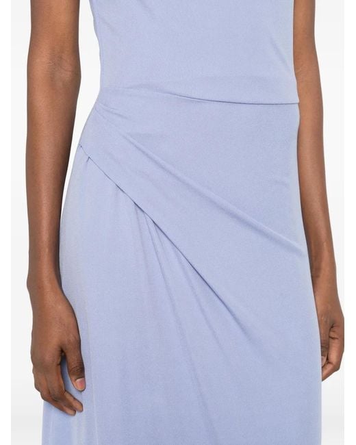 Erdem Blue Maxikleid mit Reißverschluss