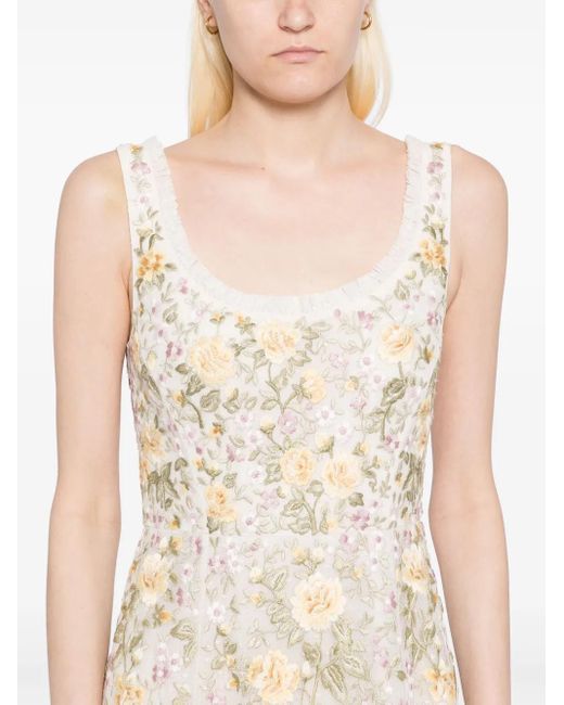 Needle & Thread Natural Florine Dress