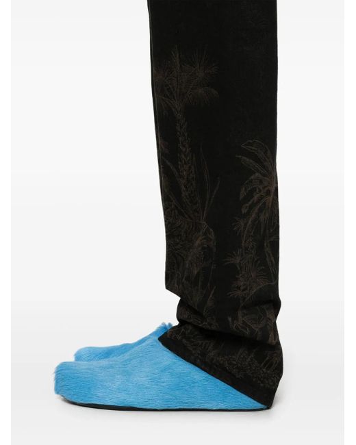 Alanui Black Jungle Toile De Jouy Jeans