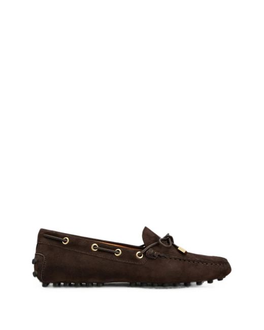 Tod's White Gommino Loafers