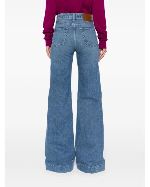 Jacob Cohen Blue Flared Jeans