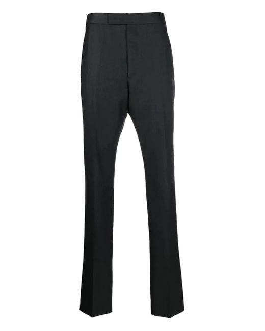 Thom Browne Blue Back-Strap Tailored Trousers for men