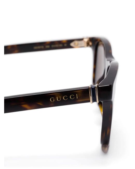 Gucci Brown Square-Frame Sunglasses for men