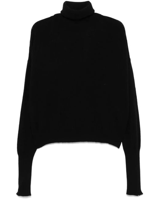 Jersey con cuello vuelto Andrea Ya'aqov de color Black