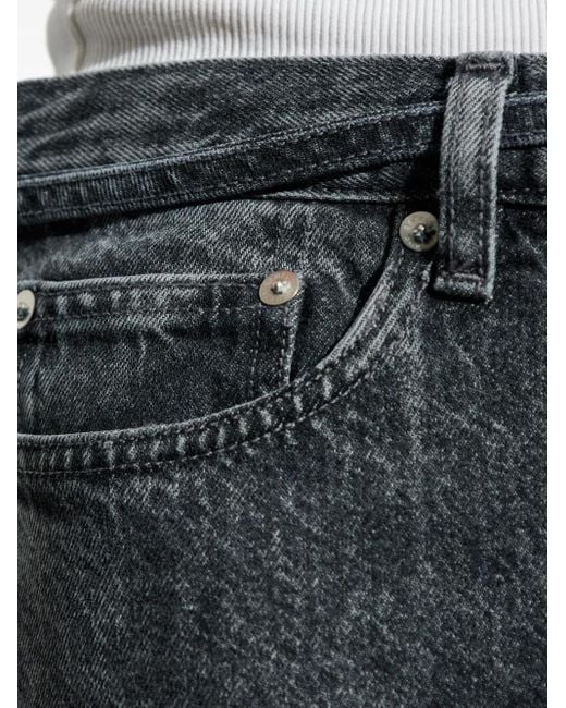 Samsøe & Samsøe Gray Logo-Patch Jeans