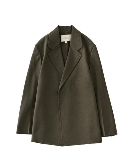 Studio Nicholson Green Vortice Notch-Lapels Jacket for men