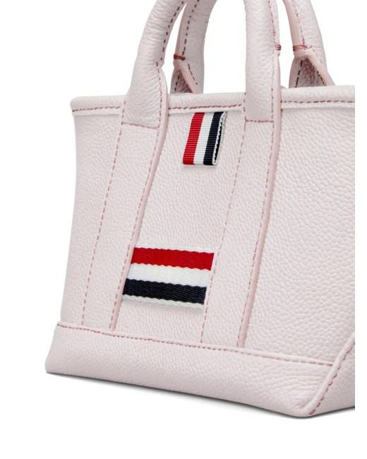 Thom Browne Pink Micro Tool Tote Bag