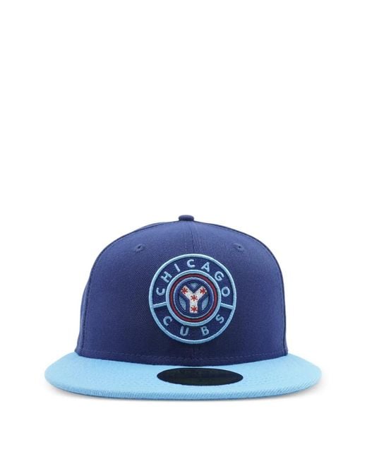 KTZ Blue 59Fifty Chicago Cubs Hat for men