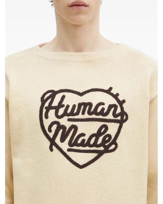 Human Made Trui Met Logo-Applicatie in het Green voor heren