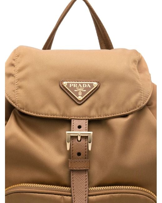 Prada Brown Small Re-Nylon Backpack