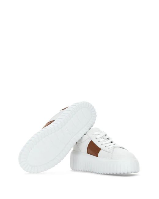 Hogan White Logo Sneakers
