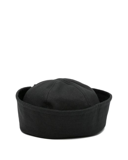 NAMACHEKO Black Lace-Up Hat for men