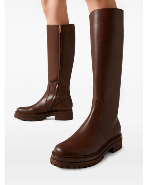 Gianvito Rossi Brown Zip Boots