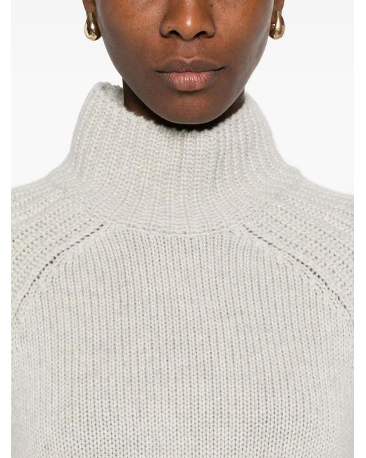 Kujten White Cashmere Sweater