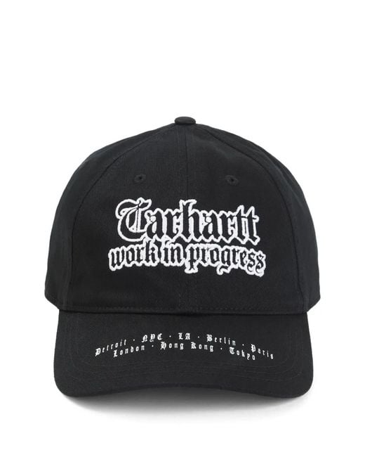 Carhartt Baseballkappe Mit Logo-Stickerei in Black für Herren