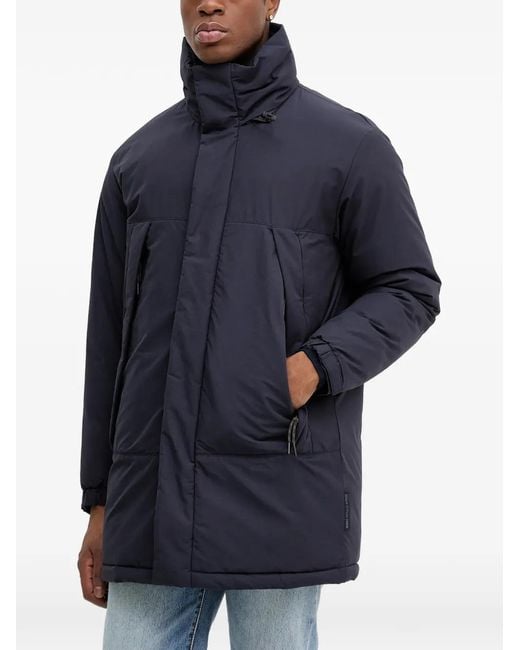 Marc O' Polo Blue Long-Sleeve Padded Coat for men
