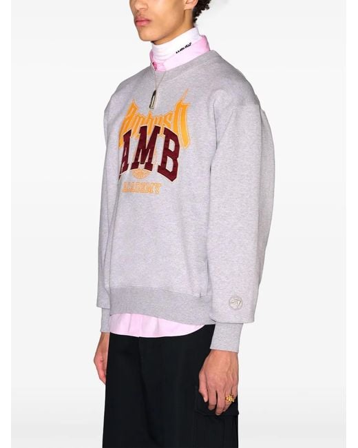 Ambush White Logo-Appliqué Sweatshirt for men