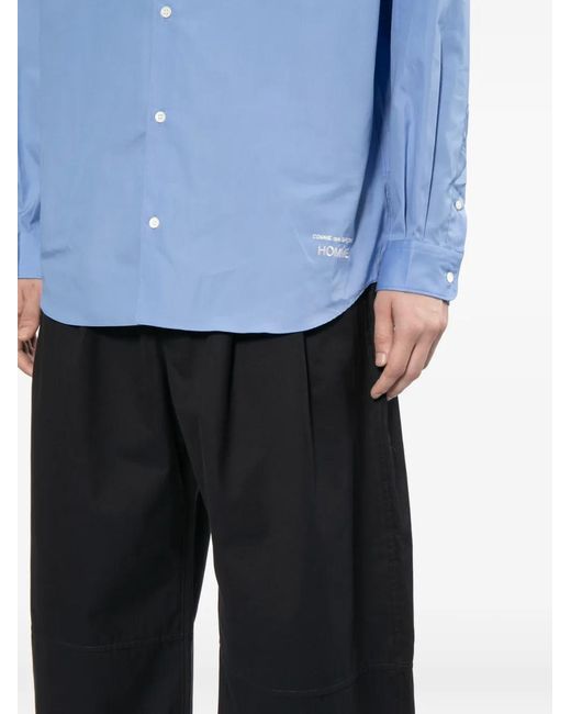 Comme des Garçons Black Cotton Trousers for men