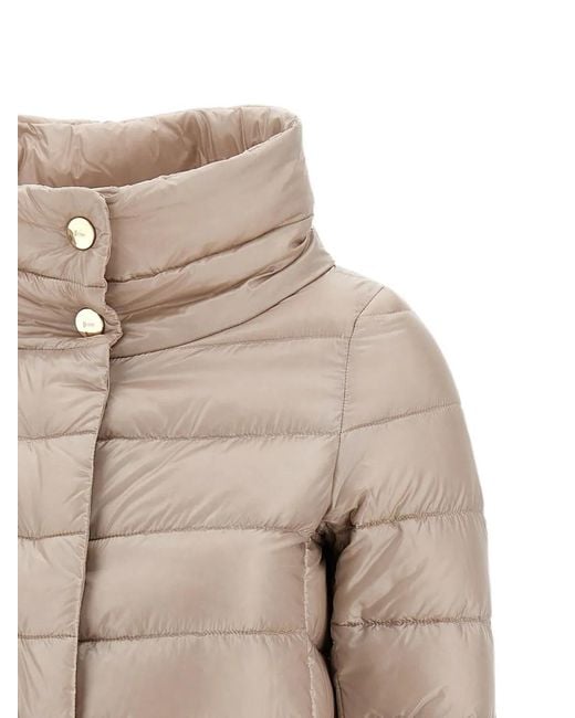 Herno Natural Amelia Quilted Down Coat