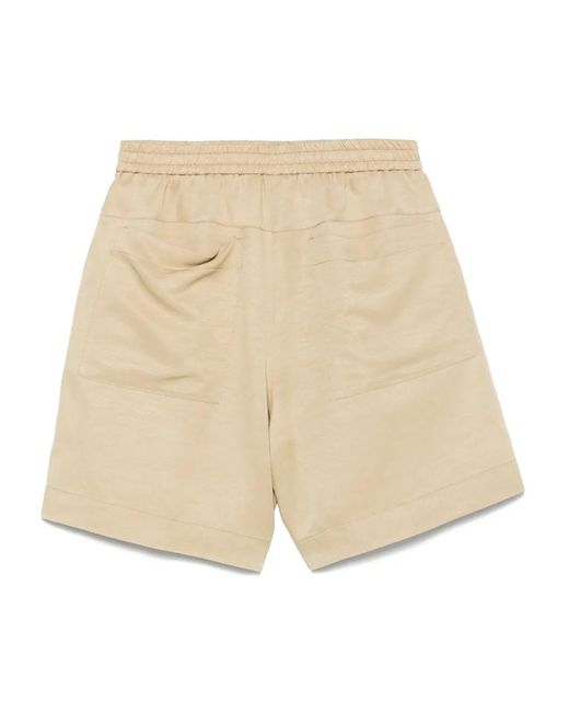 Nude Natural Twill Shorts