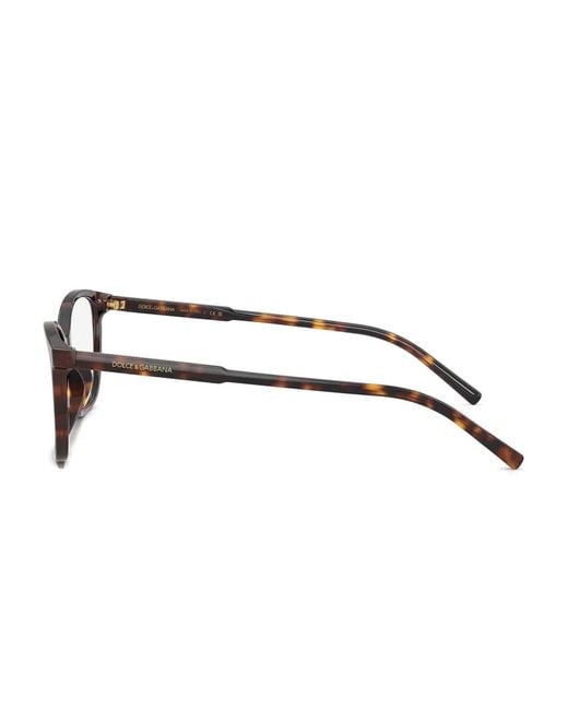 Dolce & Gabbana Brown Dg3424 Rectangle-Frame Glasses