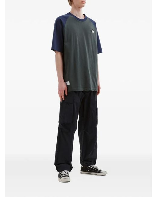 Chocoolate Black Cargo Label Trousers for men