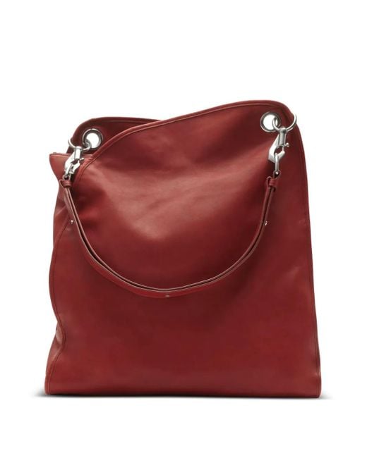 Burberry Red Small Shield Twin Shoulder Bag