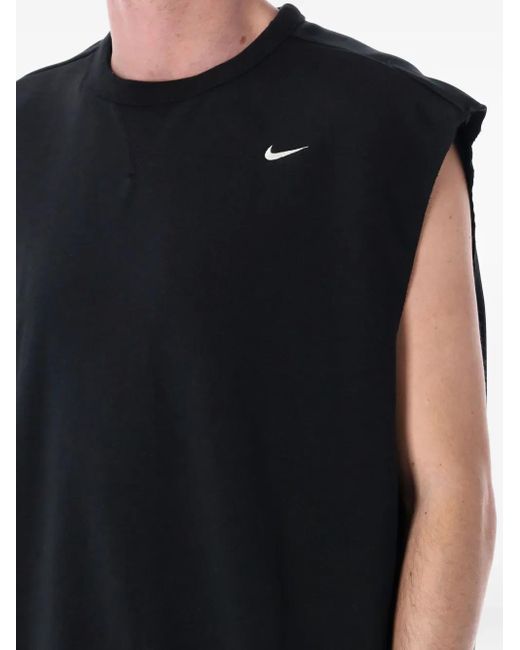 Nike Black Sleeveless Tank Top for men