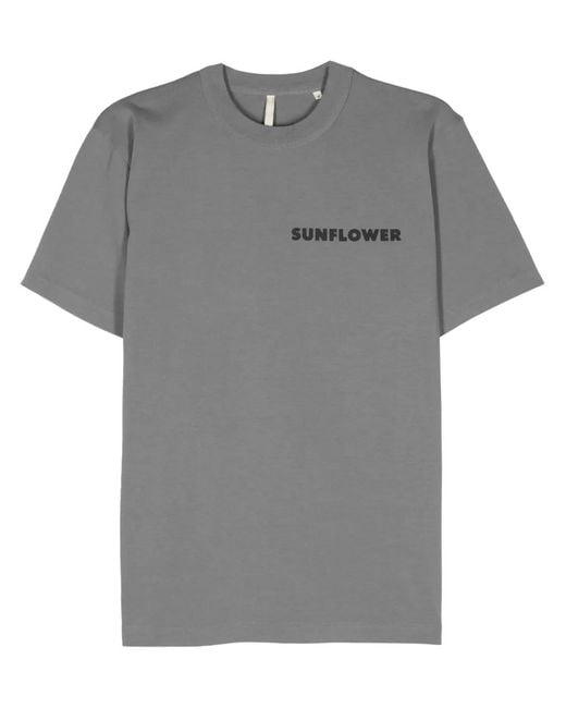 sunflower Gray Master Logo-Print T-Shirt for men