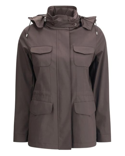 Loro Piana Brown Traveller Mini Field Jacket