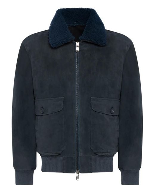 Chaqueta Bómber Rolls Royce Franzese Collection de hombre de color Blue