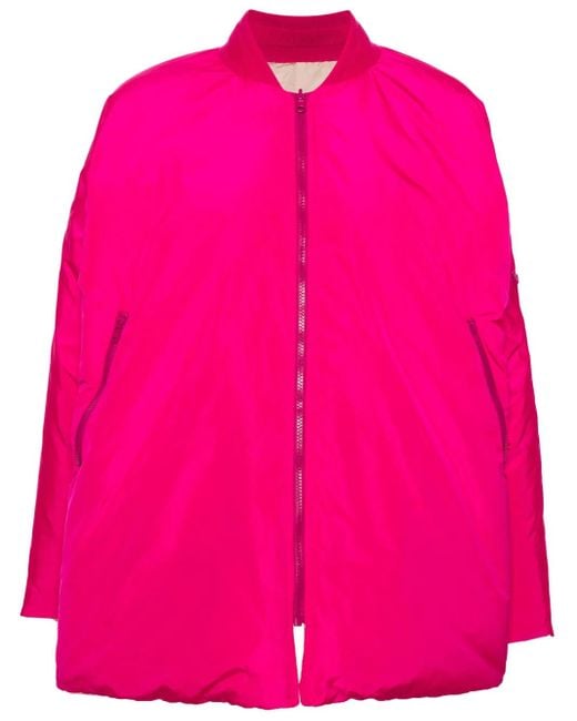 Sofie D'Hoore Pink Orion Reversible Bomber Jacket