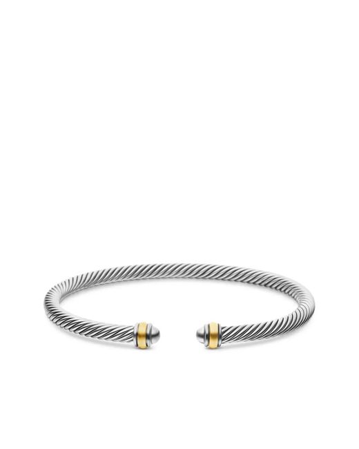 David Yurman Multicolor 14Kt And Sterling Classic Cable Bracelet (5Mm)