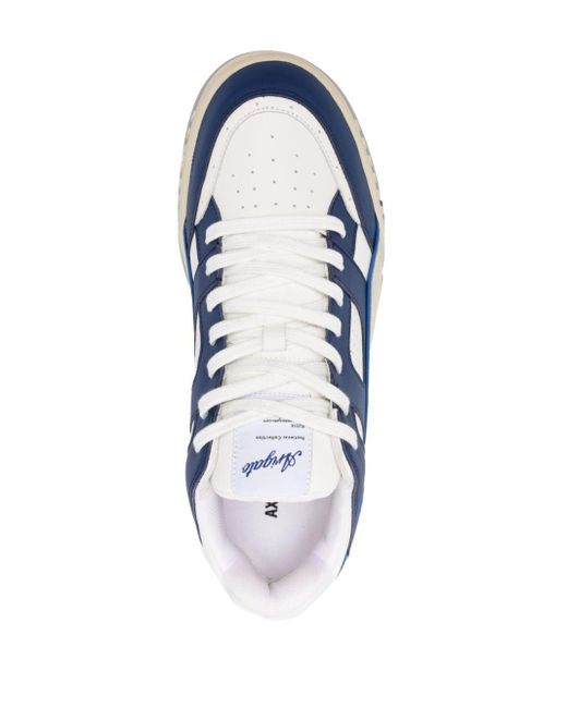 Axel Arigato Blue Area Panelled Sneakers for men