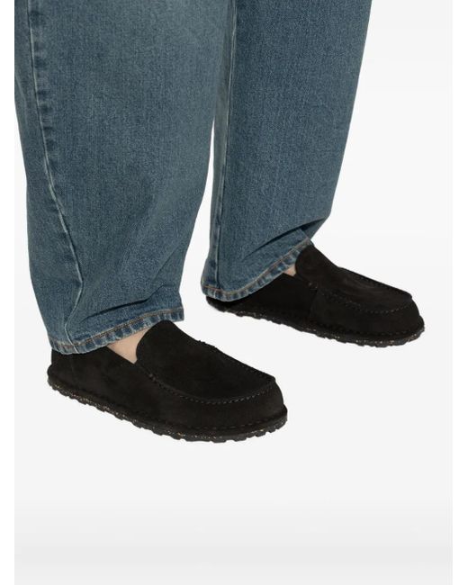 Birkenstock Uti スエード ローファー Black