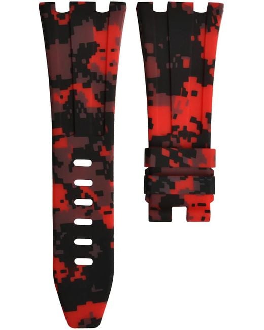 HORUS WATCH STRAPS Red 42Mm Audemars Piguet Royal Oak Offshore Watch Strap