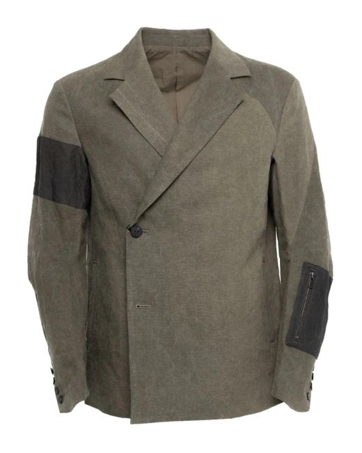Chaqueta con doble botonadura DEVOA de hombre de color Green